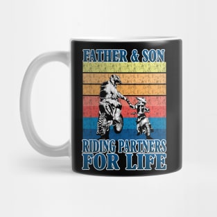 Father & So Riding Partners For Life Costume Gift Mug